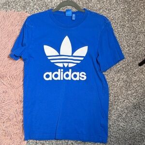 Adidas Royal Blue Tee with White Trefoil